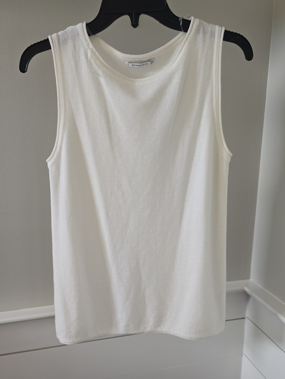 Staccato Ivory Sweater Tank